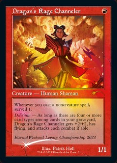 Dragon's Rage Channeler Player Reward Promo Retroframe